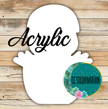 Acrylic - Chick in egg- 10 or 20 count 1.5 & 2 inch size (FOR BADGE REELS)