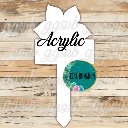 Daffodil Garden Stake - Sublimation Acrylic