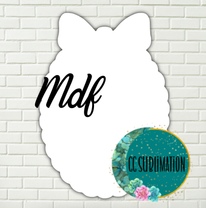 MDF - Scalloped oval with bow- withOUT holes 2 sizes to choose from (great for badge reels & hairbow centers)