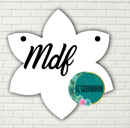 MDF - Daffodil - with holes 3 sizes to choose from