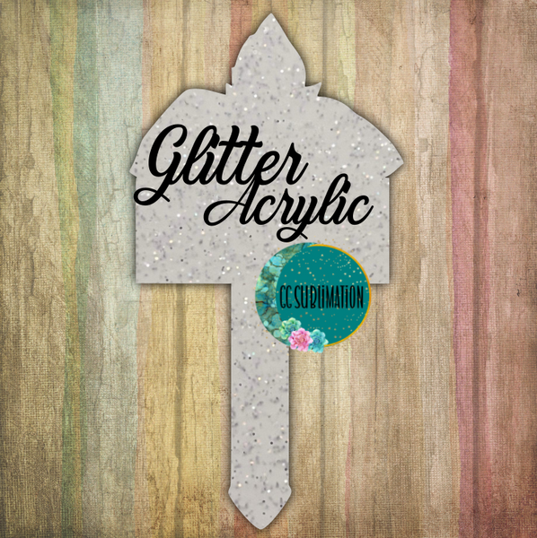 Basil Garden Stake - Sublimation GLITTER Acrylic