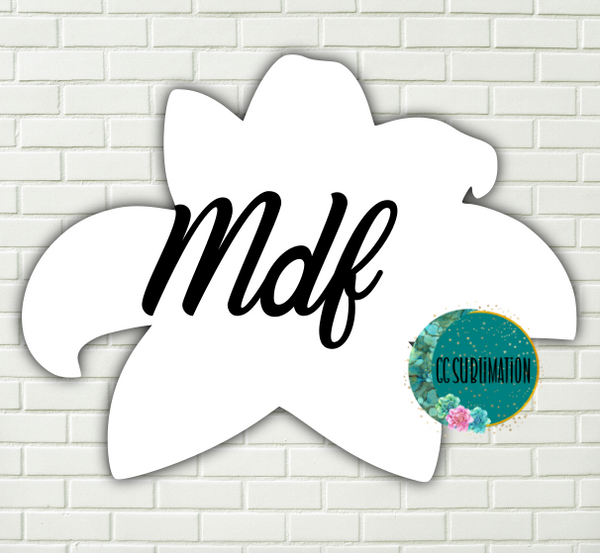 MDF - Lily flower - With and WITHOUT holes