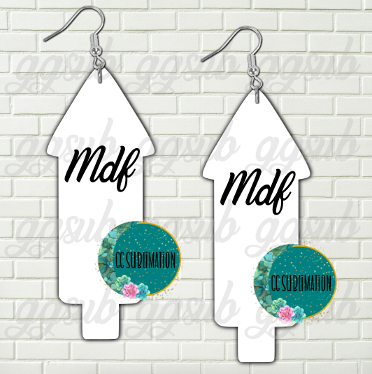 MDF - Firework- earrings 2 sizes to choose from