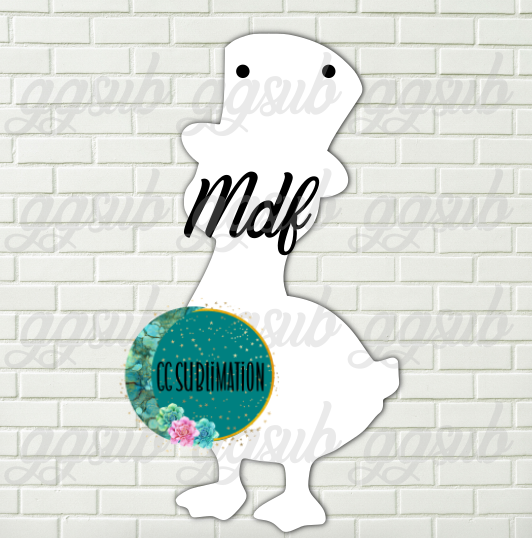 MDF - Top hat goose - with holes 3 sizes to choose from