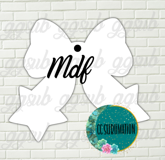 MDF - Star bow - With and WITHOUT holes
