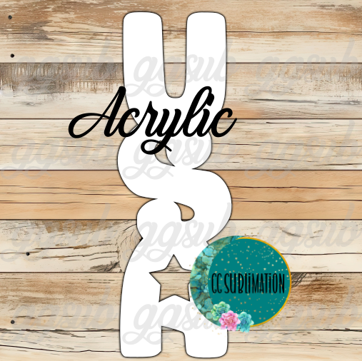 Acrylic- USA - With or Without Hole - Sublimation Acrylic