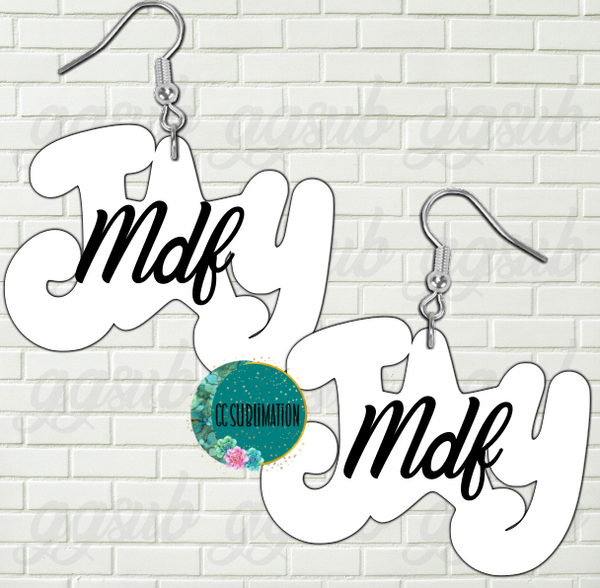MDF - Starfish Joy - earrings 2 sizes to choose from