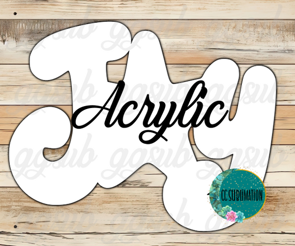 Acrylic - Starfish Joy- 10 or 20 count 1.5 & 2 inch size (FOR BADGE REELS)