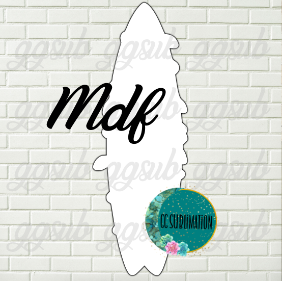 MDF - Surfboard with lights- With and WITHOUT holes