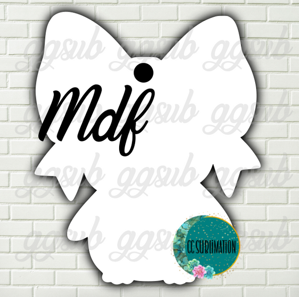MDF - Penguin Bow - with holes 3 sizes to choose from