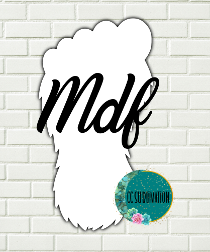 MDF - Bigfoot feet- With and WITHOUT holes