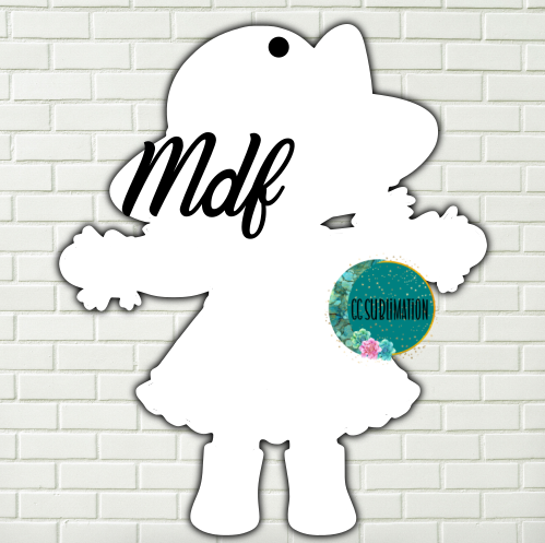 MDF - Scarecrow girl - with holes 3 sizes to choose from