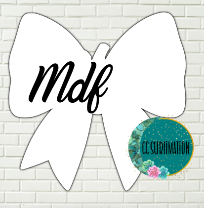 MDF - Pumpkin bow-withOUT holes 2 sizes to choose from (great for badge reels & hairbow centers)