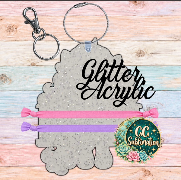 Unicorn Hair Tie Holder - MDF Or Acrylic OPTIONS