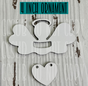 MDF - [4 INCHES] - Fabric Angel Ornaments