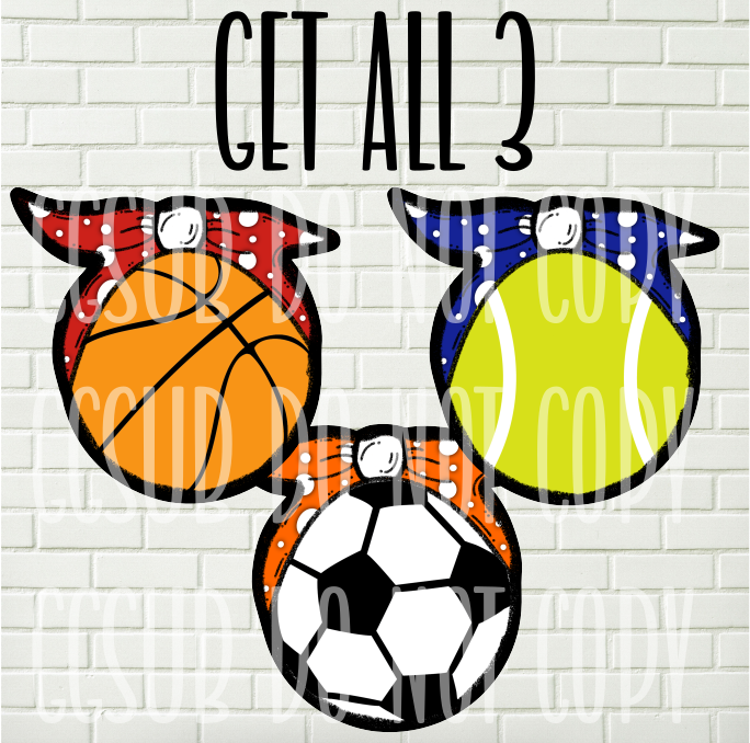 Digital design- Ball with headband sports2