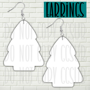 MDF - Chubby tree earrings 3 sizes to choose from