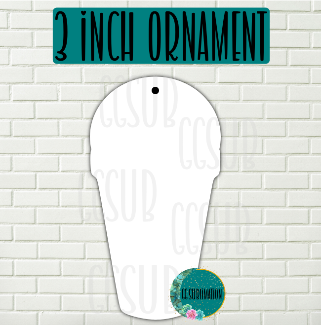 MDF - [3 INCHES] - Snow cone 10pc or 25pc Ornament Bundle Price