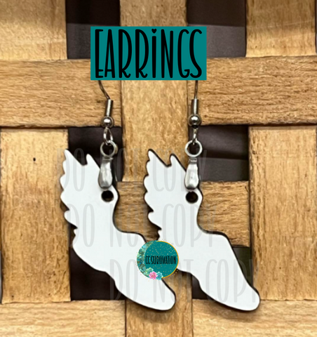 MDF - Track shoe Earrings 2 sizes to choose from