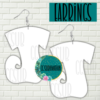 MDF - Elf stocking earrings 2 sizes to choose from