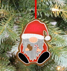 Digital design - Gingerbread cookie gnome Santa
