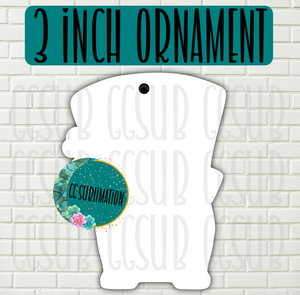 MDF - [3 INCHES] - Chubby Clover Gnome 10pc or 25pc Ornament Bundle Price