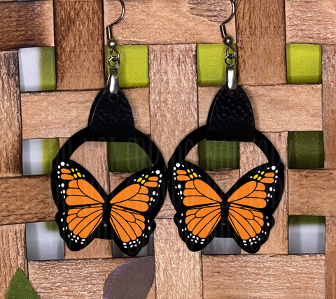 Digital design - Orange butterfly