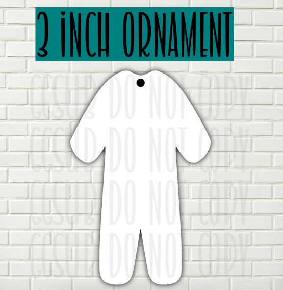 MDF - [3 INCHES] - Kids pajamas 10pc or 25pc Ornament Bundle Price
