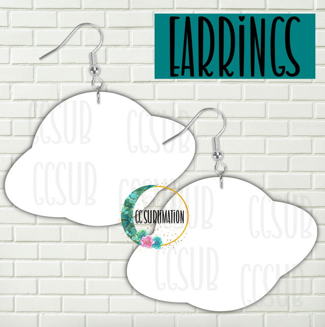 MDF - Planet Earrings 3 sizes to choose from
