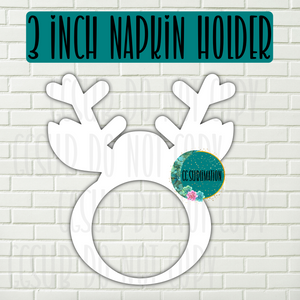 MDF - [3 INCHES] - Napkin holder Santa head Bundle Price