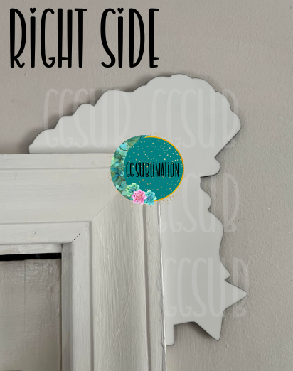 Mdf-Corner Door Sitter Seashell