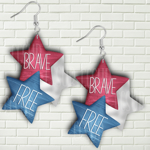 Digital design- Three stars free and brave set