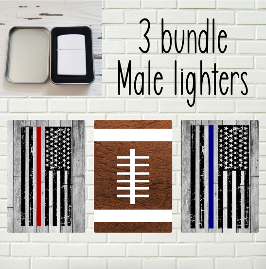 Digital design - Male lighter bundle of 3