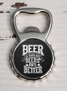Digital Download- Beer is good but beers are better bottle opener magnet design