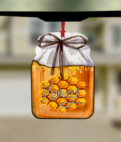 Digital design- Mason jar honey air freshener