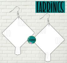 MDF - Grad cap earrings 3 sizes to choose from