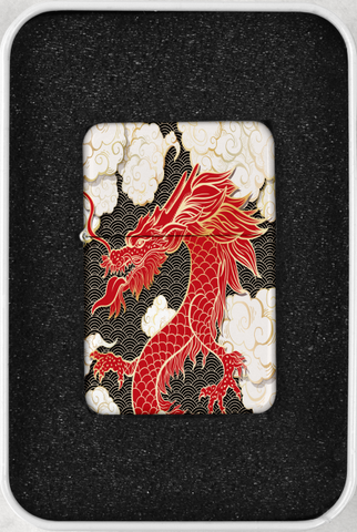 Digital design- Lighter red dragon design