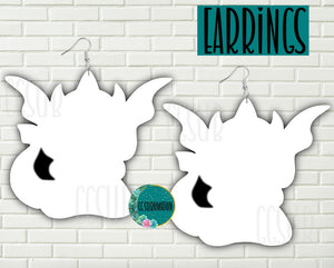 MDF - Dragon earrings 2 sizes to choose from