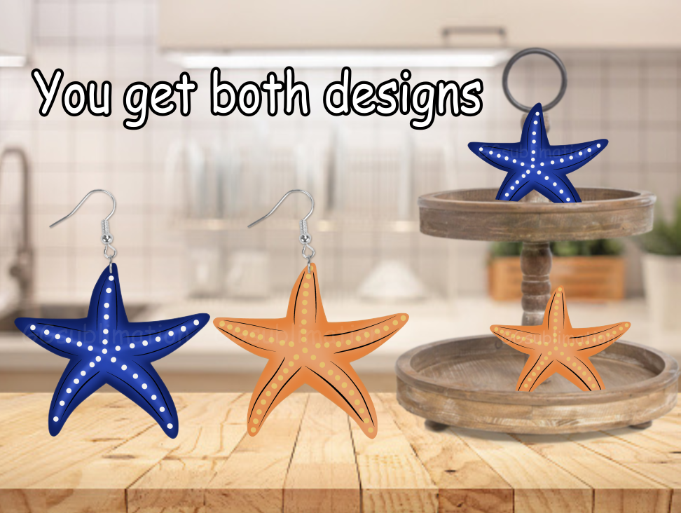 Digital design - Starfish digital design bundle of 2