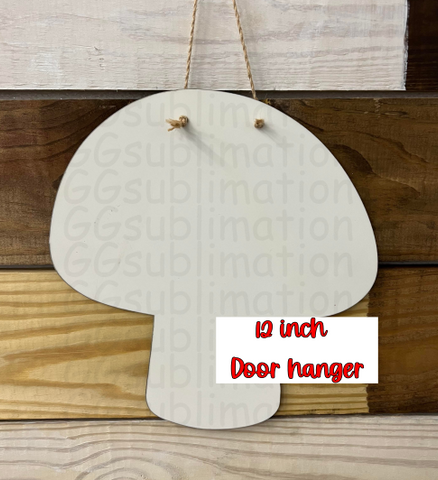 MDF - chubby mushroom 12-inch door hanger