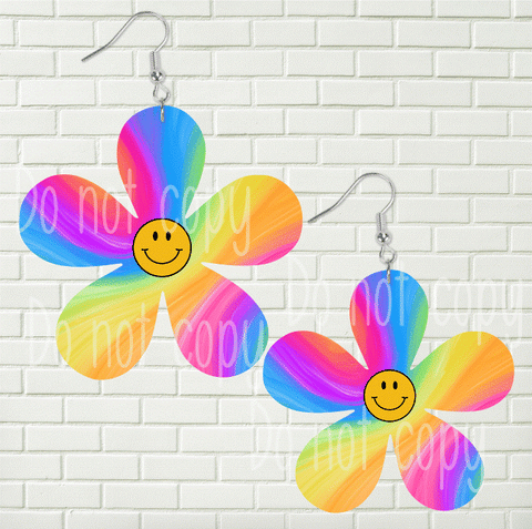 Digital design- Rainbow smile flower