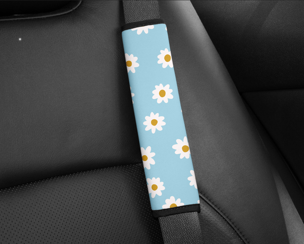 Digital Download- Blue Daisy Seat Belt Sleeve Design