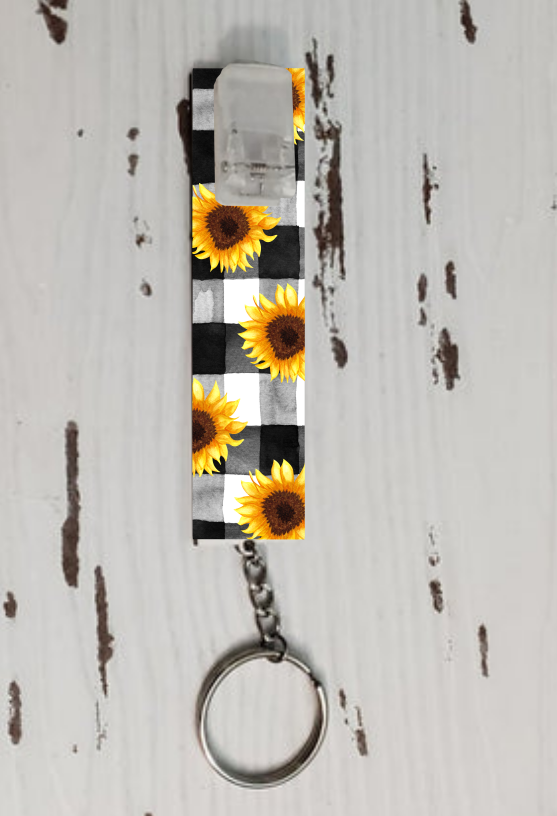 Digital download-Black plaid sunflower cardpuller design